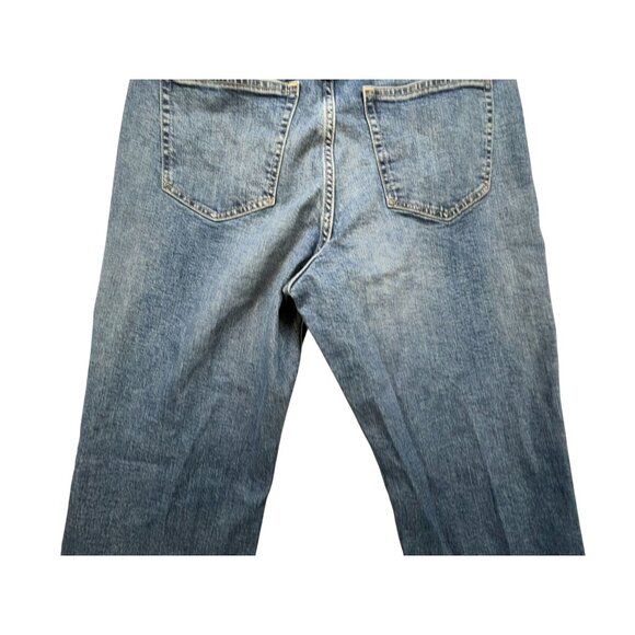 Gap Womens Denim 70s Flare Jeans 14/32L Blue Cotton Spandex - Picture 13 of 15